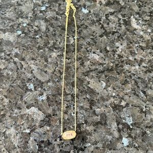 Kendra Scott Elisa pendant rose quartz
